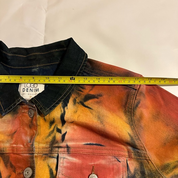 NWOT LOGO BY LORI GOLDSTEIN LIMITED EDITION TIE DYE DEMIN JACKET SIZE 20 W - Picture 14 of 16